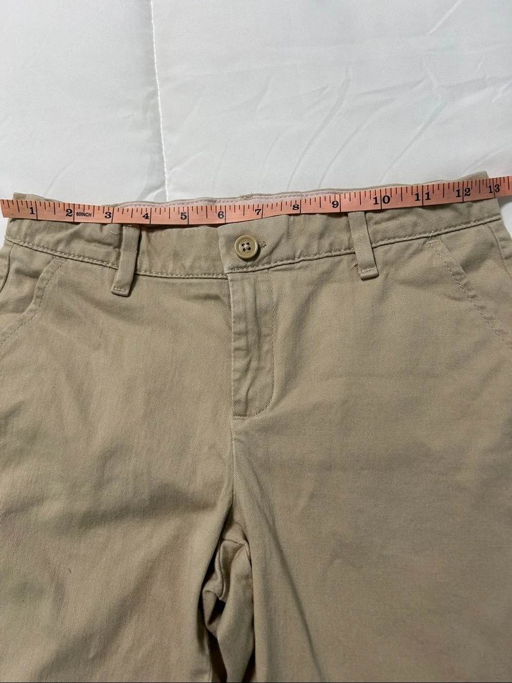 GAP Kids School Tan Chino Bermuda Shorts Size 8 Plus Girls School Gap Shorts